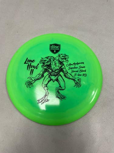 Used Discmania LONE HOWL II S-LINE P1 Disc Golf Driver Green 11490-S000271149