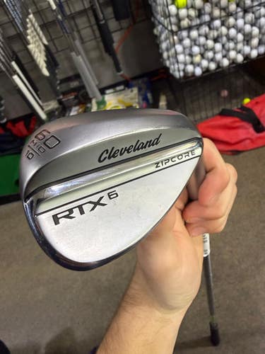 Used Cleveland RTX-6 ZIPCORE Golf Wedge Mens RH 60 Degree 11605-S000215525