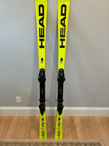 Racing 170 cm HEAD E-Race Pro Skis With Bindings (Used)