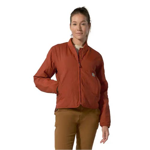 Carhartt Rockford Jackets Women's Small Red Loose Fit Insulated Full Zip POSH248