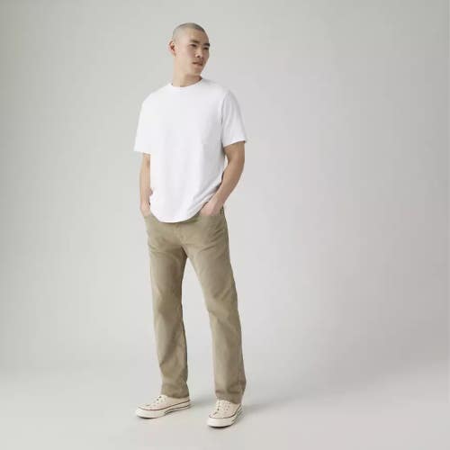 Levi's 505 Jeans Men's Timberwolf Corduroy Stretch Regular Fit Straight POSH250
