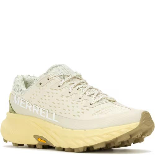Merrell Agility Peak 5 Sneakers Women's US 9.5 Cream Trail Running Shoes MEW904
