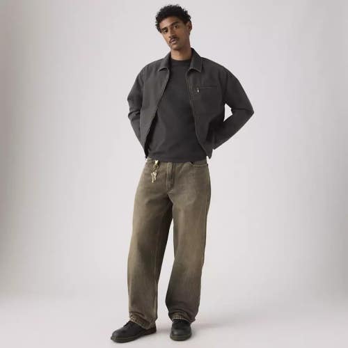 Levi's 578 Baggy Jeans Men's 33x32 Bahamas Tint Down Denim Straight Leg JAX1453