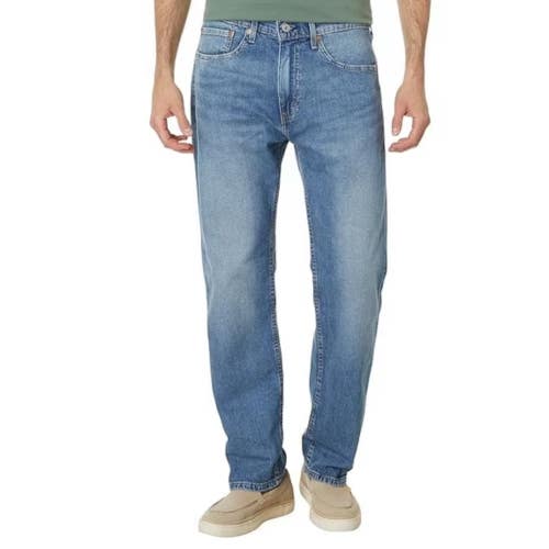 Levi's 505 Jeans Men's 31x30 Blue Denim Stretch Regular Fit Straight Leg POSH265