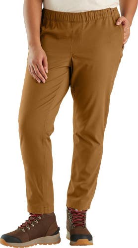 Carhartt Force Pants Women's 2XL Brown Ripstop Relaxed Fit Utility Work POSH222