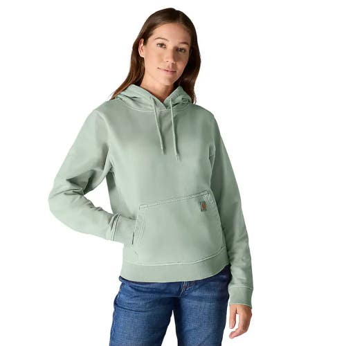 Carhartt Hoodie Women's Blue French Terry Relaxed Fit Midweight Pullover POSH234