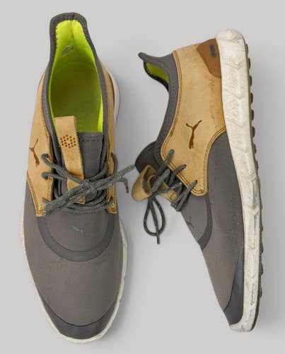 PUMA IGNITE 460023 Spikeless Men's Golf Shoes Gray Size 9 M