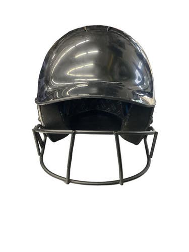 Used Champro HELMET WITH MASK Batting Helmet w/Mask Black MD 11760-S000091885