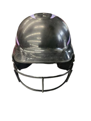 Used RIP-IT BATTING HELMET W/ MASK Batting Helmet w/Mask Black MD 11760-S000091884