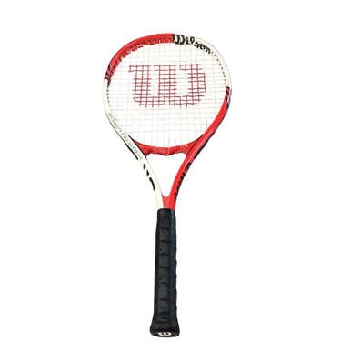 Used Wilson ROGER FEDERER 110 Adult Tennis Racquet Red 4 1/4" 11760-S000091874