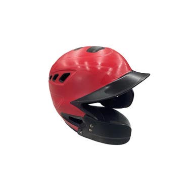 Used BoomBah BBH2-JR 6 1/4 - 7 Batting Helmet No Mask Red MD 11760-S000091861