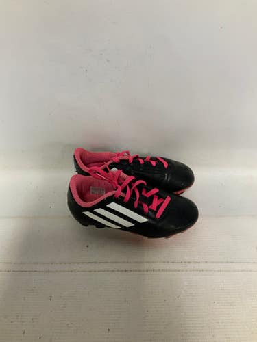 Used Adidas 3 STRIPE Soccer Cleats Black Youth 13.0 11823-S000039214