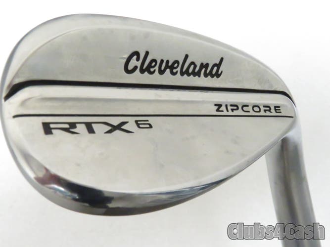 Cleveland Wedge RTX 6 ZipCore Tour Satin Chrome Dynamic Gold Spinner 52 mid 10