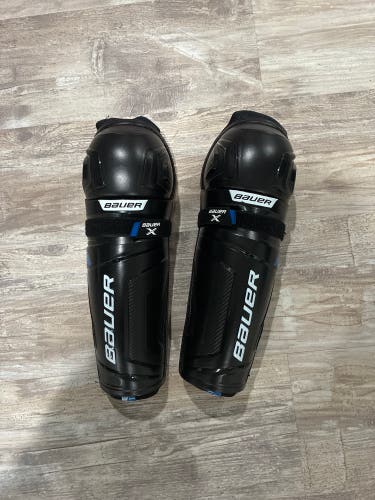 Intermediate Bauer X 13" Shin Pads (New)