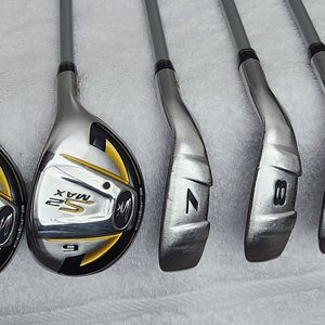 Cobra S2 Max Hybrid/Iron Set (4H-6H, 7 Iron-PW-SW; 8 Clubs) RH; Graphite Shafts