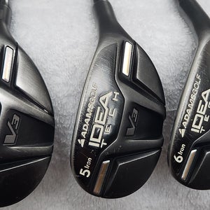 Adams Idea Tech V3 Hybrid Set (4H, 5H & 6H; 3 clubs) RH; Graphite Shafts