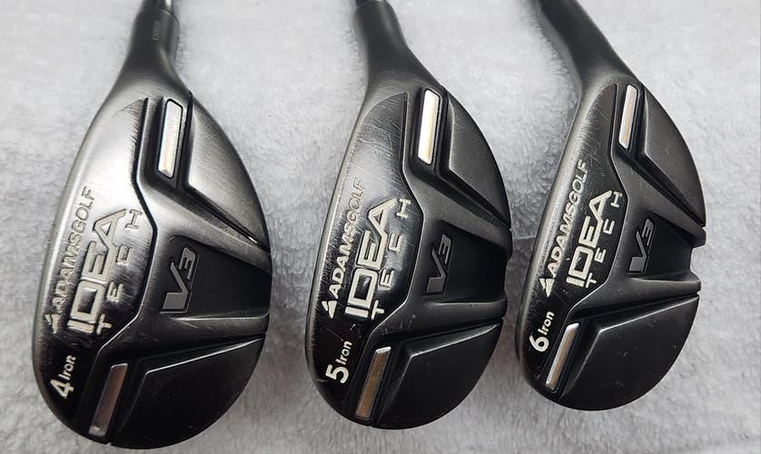 Adams Idea Tech V3 Hybrid Set (4H, 5H & 6H; 3 clubs) RH; Graphite Shafts