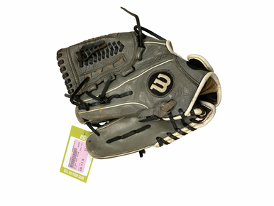 Used Wilson A500 BB/SB Glove LH Throw Grey 11 1/2" 11613-S000182562