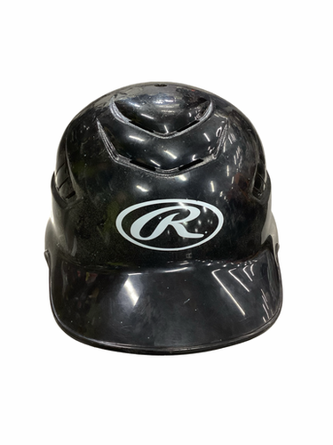 Used Rawlings RCFH Batting Helmet No Mask Black Fits all 11613-S000182630