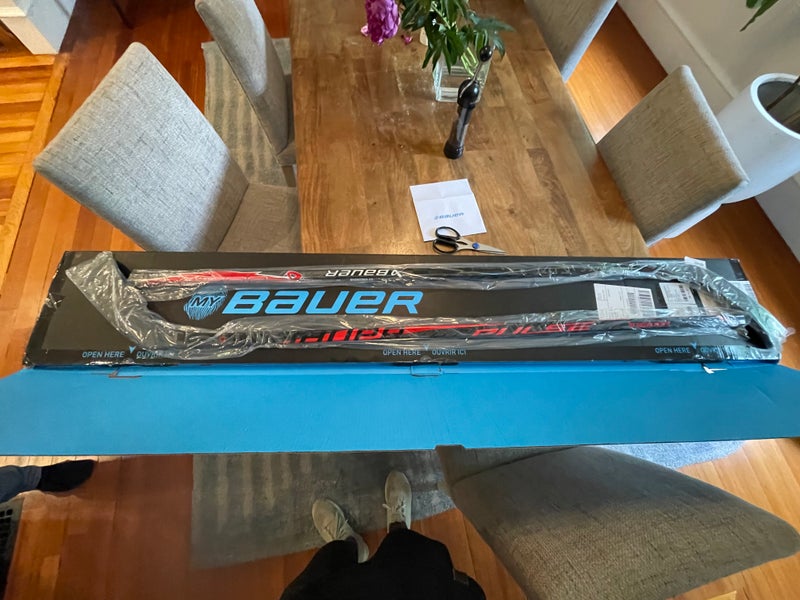 Intermediate Bauer Custom Left Hand Hockey Stick Toe Pattern 65 Flex (New)