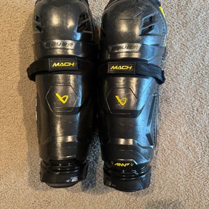 Senior Bauer Supreme Mach 15" Shin Pads (Used)