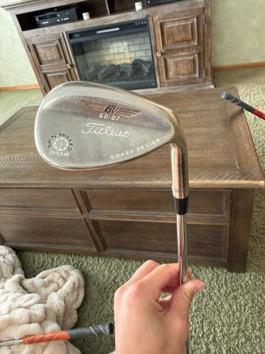 Men's 2011 Titleist Titleist Vokey Spin Milled SM4 Chrome Right Handed Wedge 60 Degree Steel Shaft (