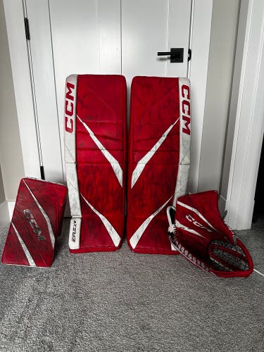 Ava McNaughton- CCM EFlex 6 Regular/34+2.5 Goalie Full Set Pro Stock (Used)