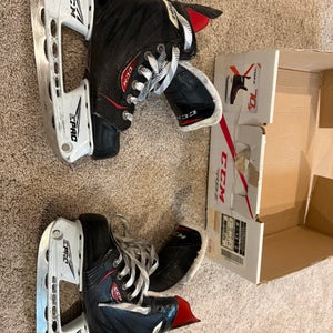 Black 2014 CCM RBZ 70 Hockey Skates Regular Width Size 1.5 (Used)