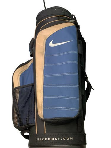 Used Nike 14 WAY STAND BAG Mens Stand Bag Navy Blue 11347-S000269492