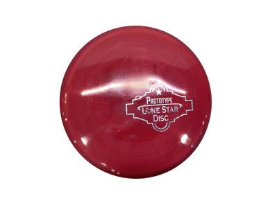 Used Lone Star Disc PROTOTYPE Disc Golf Driver Red 11347-S000269486