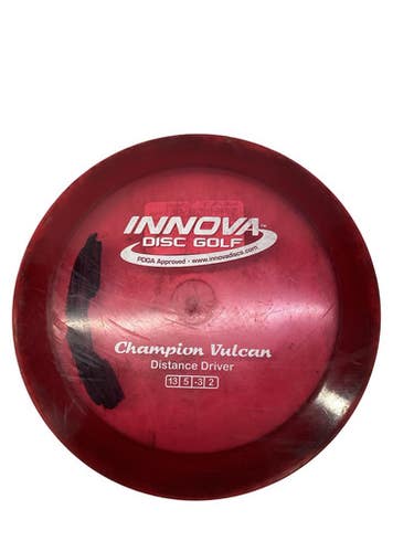 Used Innova CHAMPION VULCAN Disc Golf Driver Red 11347-S000269413