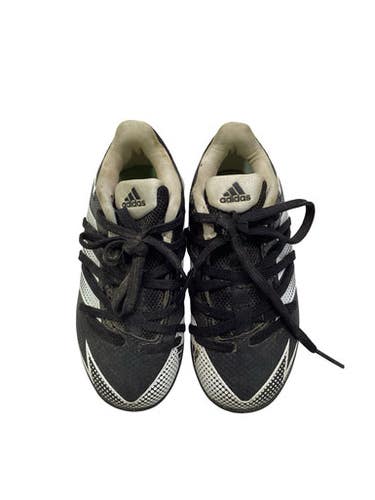 Used Adidas 3 BLACK STRIPE BB CLEATS BB/SB Cleats Black Youth 10.0 11347-S000269411