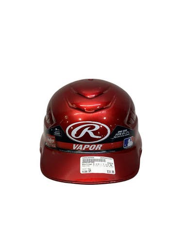 Used Rawlings 6 1/2 - 7 1/2 BB HELMET Batting Helmet No Mask Red SM 11347-S000269408
