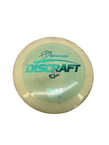Used Discraft ESP NUKE Disc Golf Driver Almond 11347-S000269313
