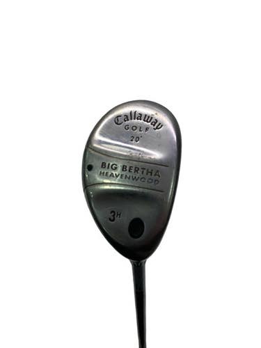 Used Callaway BIG BERTHA HEAVENWOOD Mens Hybrid Club RH 3 Hybrid 11347-S000269305