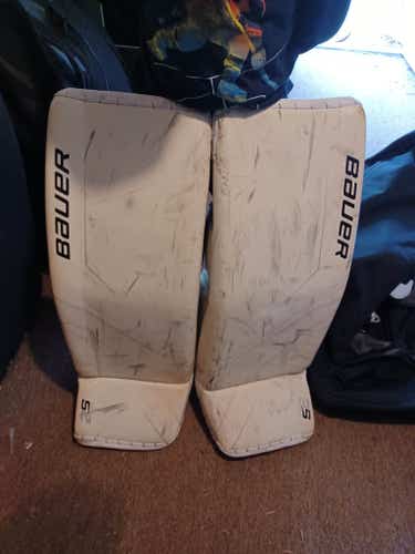 Small Bauer Supreme 2S Pro Goalie Leg Pads (Used)