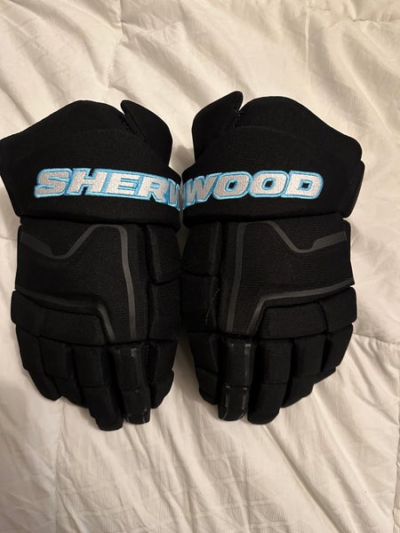 Sher-Wood Code Encrypt Pro Gloves 14" Utah Hockey Club Pro Stock (New)
