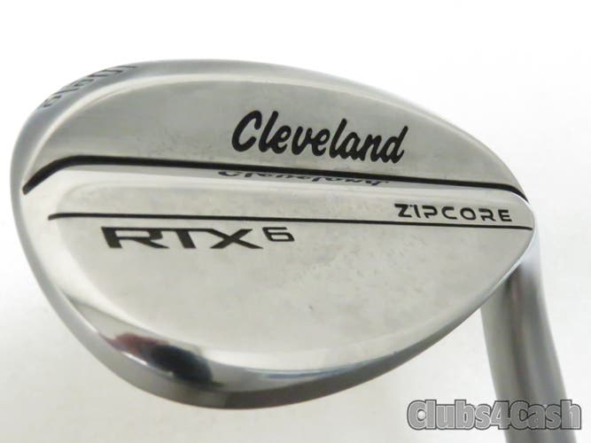 Cleveland Wedge RTX 6 ZipCore Tour Satin Chrome Dynamic Gold Spinner 56 mid 10
