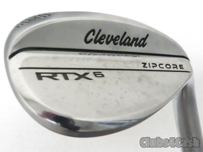 Cleveland Wedge RTX 6 ZipCore Tour Satin Chrome Dynamic Gold Spinner 58 mid 10