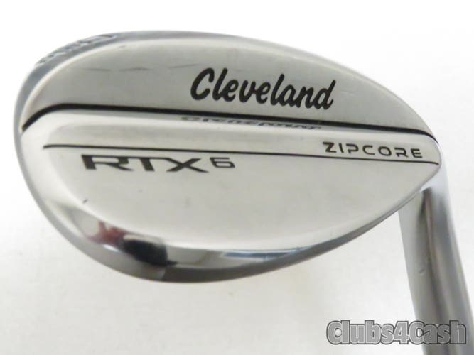Cleveland Wedge RTX 6 ZipCore Tour Satin Chrome Dynamic Gold Spinner 60 mid 10