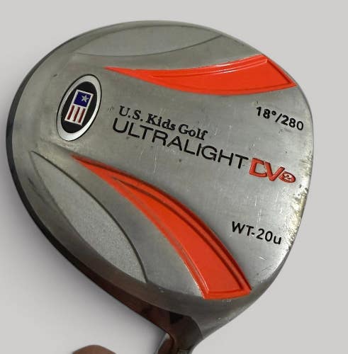 U. S. Kids USKG Driver DV2 280 WT-20u 18 Degree RH 34" UL51