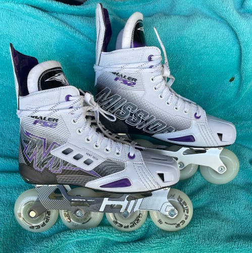 Mission Inhaler FS2 Inline Skates Wide Width Size 7.5 (Used)