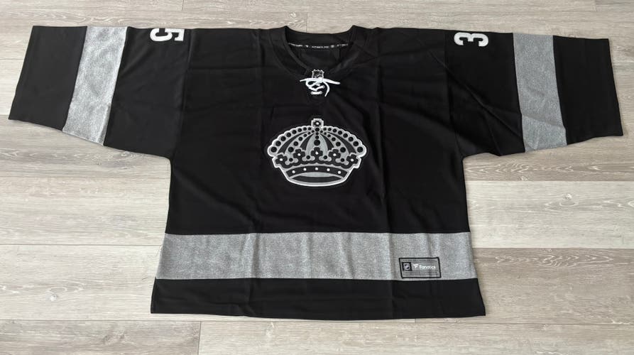 Black Replica GoalieCut Jersey