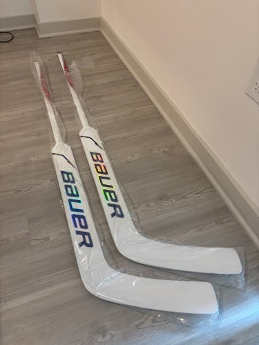 (Two pack) Bauer Vapor Flylite Regular Goalie Stick 25" Paddle Pro Stock