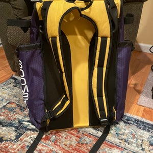 Yellow Adult Unisex Boombah Backpack (Used)