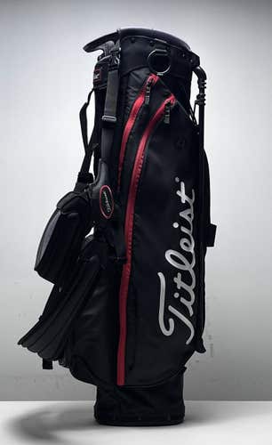 Titleist Players 4 Stand Bag Black 4-Way Divide Dual Strap Golf Bag