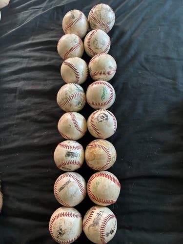 Used Baseball Balls Pack Of 16