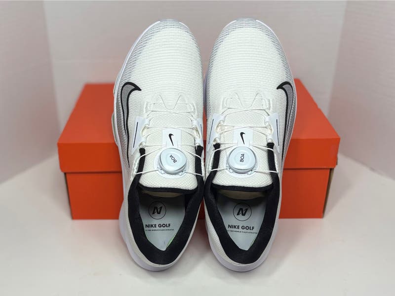 NEW Nike Air Zoom Infinity Tour BOA 2 Men’s Golf Shoes Wide FN6730-100 9 & 10.5 Size 10.5 Nike Air Zoom Infinity Tour BOA 2 Men main image 3