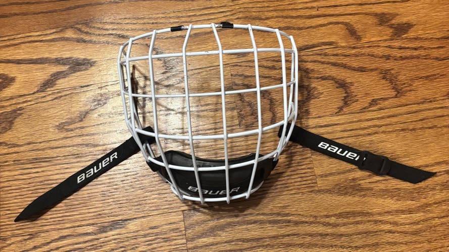 Medium White Bauer Cage (Used)