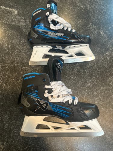 2024 Bauer GSX Hockey Goalie Skates Regular Width 6.5 (Used)